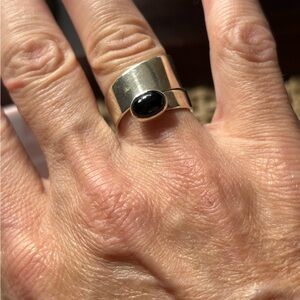 Silpada Wrap Around Ring with Genuine Black Onyx